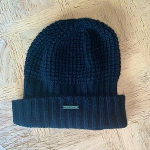 Michael Kors black knit beanie